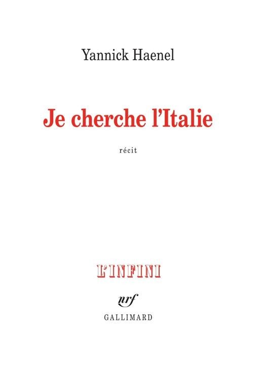 Je cherche l'Italie : récit