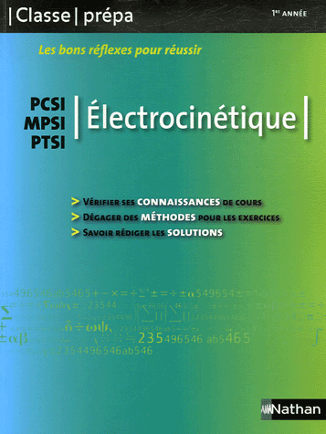 Électrocinétique, PCSI, MPSI, PTSI