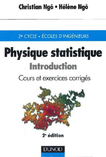 Physique statistique : introduction : cours et exercices corrigés