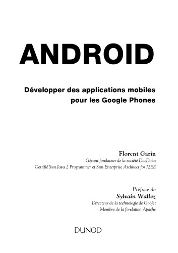 Android: développer des applications mobiles pour les Google Phones