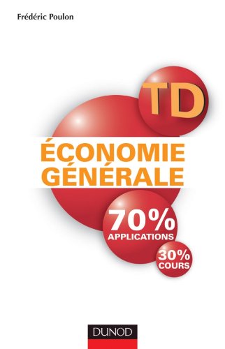 Économie générale : 70% [pour cent] applications, 30% [pour cent] cours