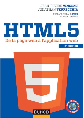 HTML5 : de la page web à l'application web Ed. 2