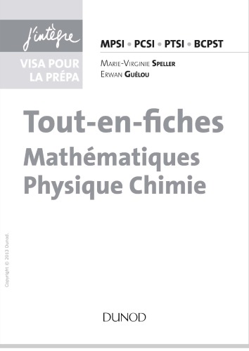 Mathématiques, physique, chimie : MPSI, PCSI, PTSI, BCPST