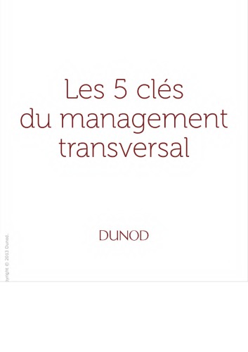 Les 5 Cles Du Management Transversal