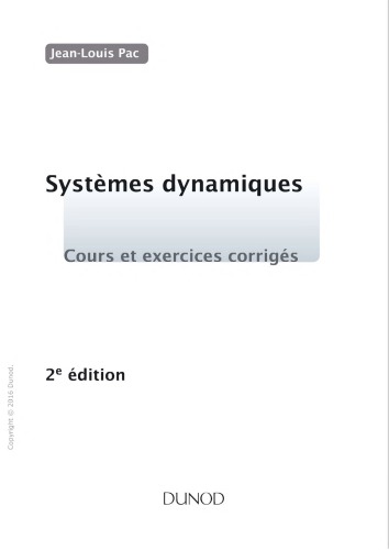 Systemes Dynamiques - 2e Ed - Cours Et Exercices Corriges