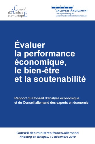 Évaluer la performance économique, le bien-être et la soutenabilité