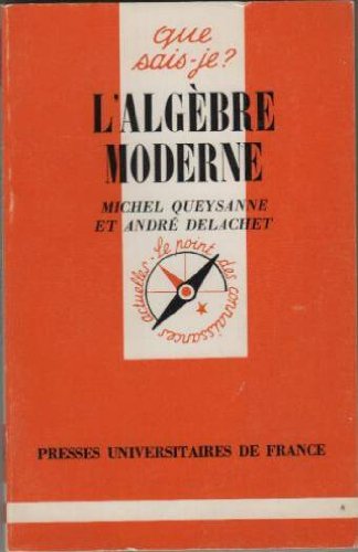 L'algèbre moderne