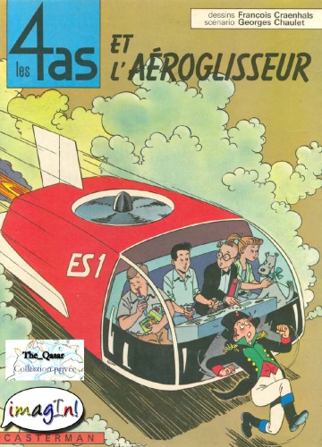 Les 4 as et l'aéroglisseur