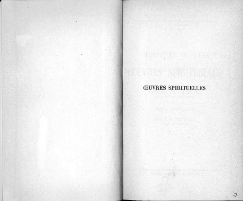 Oeuvres Spirituelles