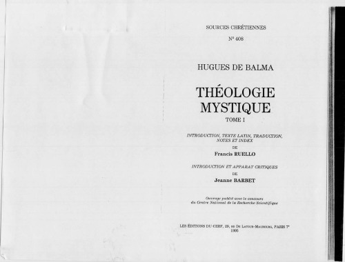 Theologie Mystique