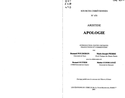 Apologie