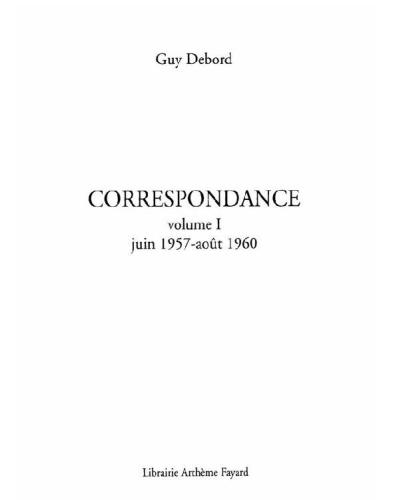 Correspondance