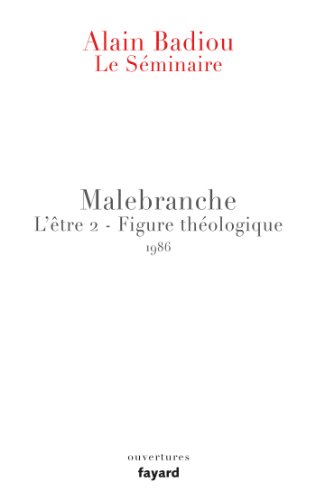 Le Séminaire. Malebranche