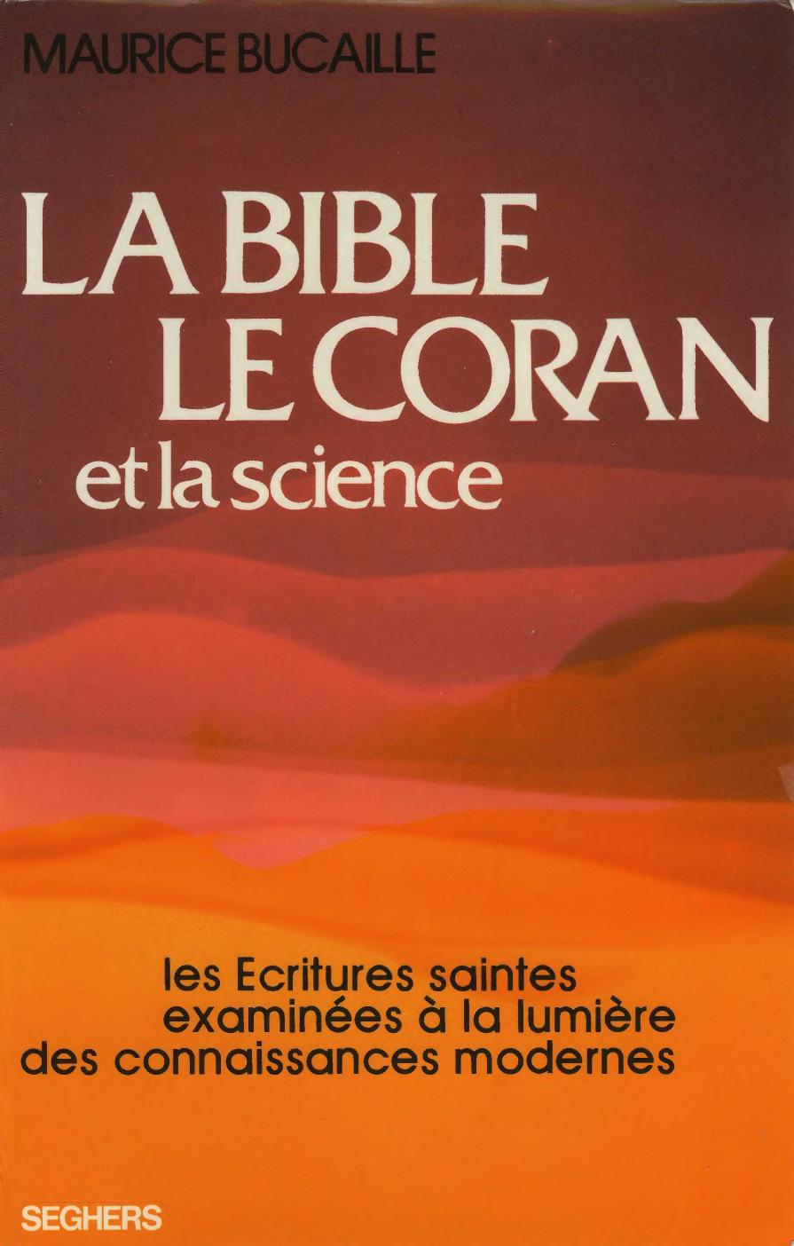 La Bible, le Coran et la Science 