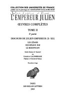 L'Empereur Julien, Oeuvres Completes