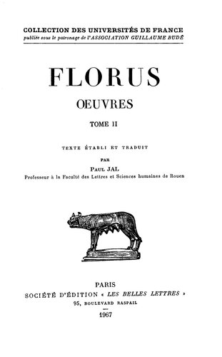 Florus, Oeuvres