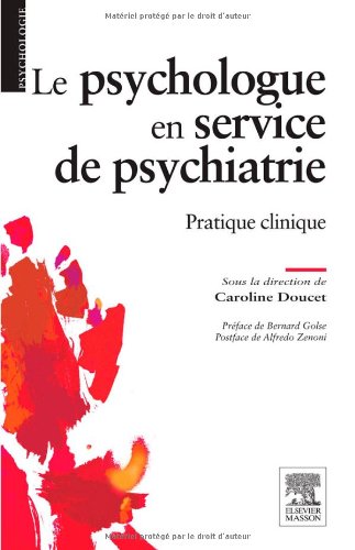 Le Psychologue En Service de Psychiatrie