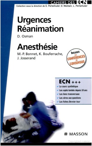 Urgences-R�animation-Anesth�sie