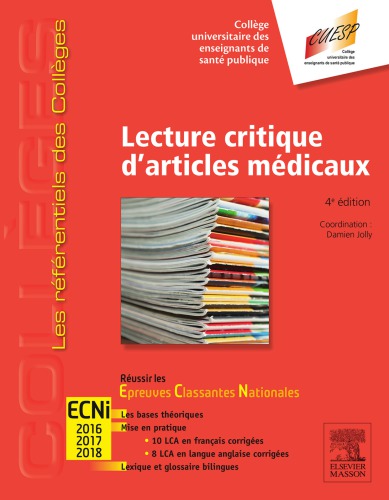 Lecture Critique Articles Medicaux 4ed