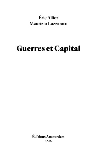 Guerres et Capital