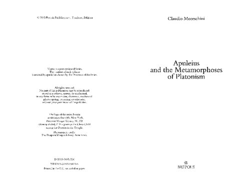 Apuleius and the Metamorphosis of Platonism