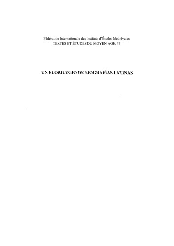 Un florilegio de biografías latinas