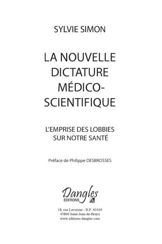 La Nouvelle Dictature Médico Scientifique