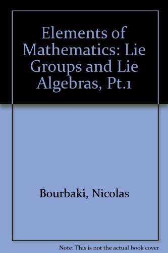 Lie Groups And Lie Algebras