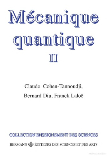 Mécanique Quantique 2