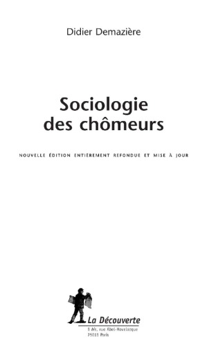 Sociologie des chômeurs