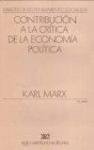 Contribucion a La Critica De La Economia Politica