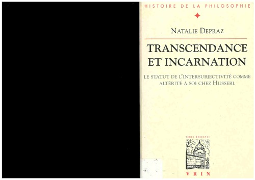 Transcendance Et Incarnation