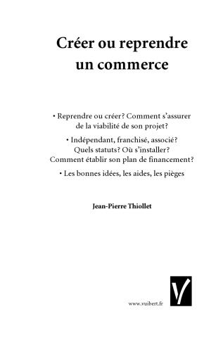 Créer Ou Reprendre Un Commerce