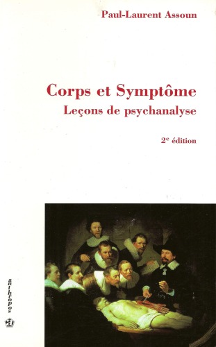 Corps et symptôme : leçons de psychanalyse