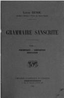 Grammaire sanscrite