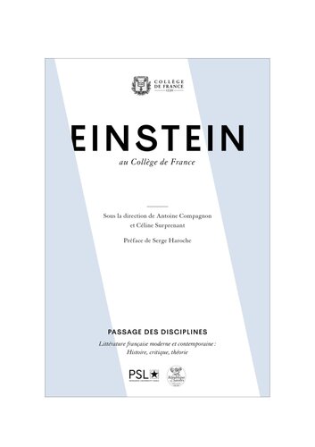 Einstein au Collège de France