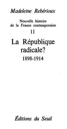 Nouvelle histoire de la France contemporaine