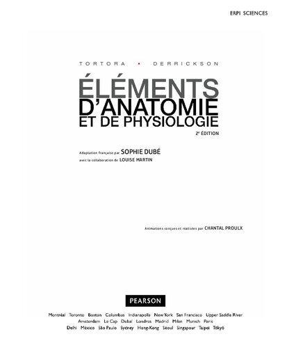 Éléments d'anatomie et de physiologie