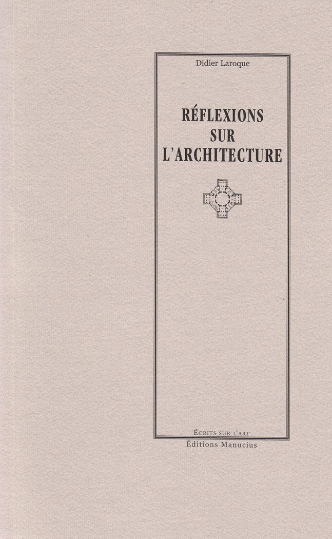 Réflexions sur l'architecture