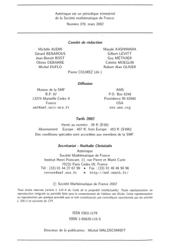 Cohomologies p-adiques et applications arithmétiques