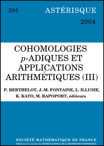 Cohomologies p-adiques et applications arithmétiques. / III