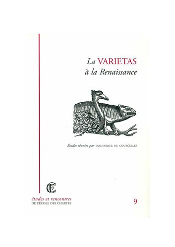 La Varietas a la Renaissance