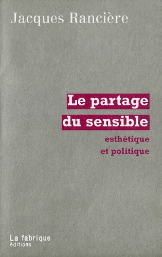 Le partage du sensible