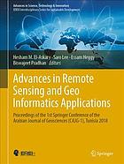 Advances in Remote Sensing and Geo Informatics Applications : Proceedings of the 1st Springer Conference of the Arabian Journal of Geosciences (CAJG-1), Tunisia 2018