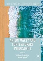 Anton Marty and contemporary philosophy