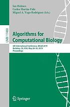 Algorithms for computational biology : 6th International Conference, AlCoB 2019, Berkeley, CA, USA, May 28-30, 2019, Proceedings