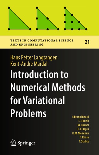 Introduction to numerical methods for variational problems