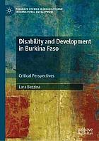 Disability and Development in Burkina Faso : Critical Perspectives