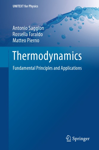 Thermodynamics : Fundamental Principles and Applications