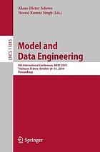 Model and data engineering : 9th international conference, MEDI 2019, Toulouse, France, October 28-31, 2019 : proceedings